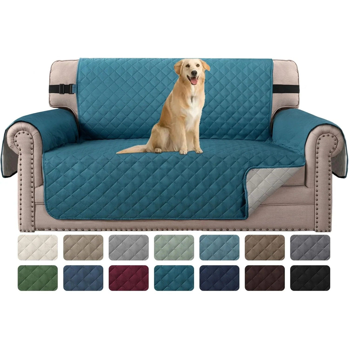 Reversible Chair Covers Water Repellent Chair Slipcover for Dogs Pets Furniture Protector