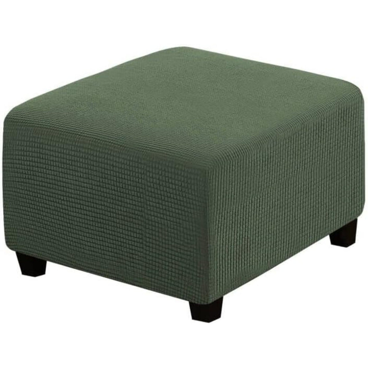Ottoman Cover Slipcover Rectangle Fit Length Footrest Sofa Slipcovers Stool Cover