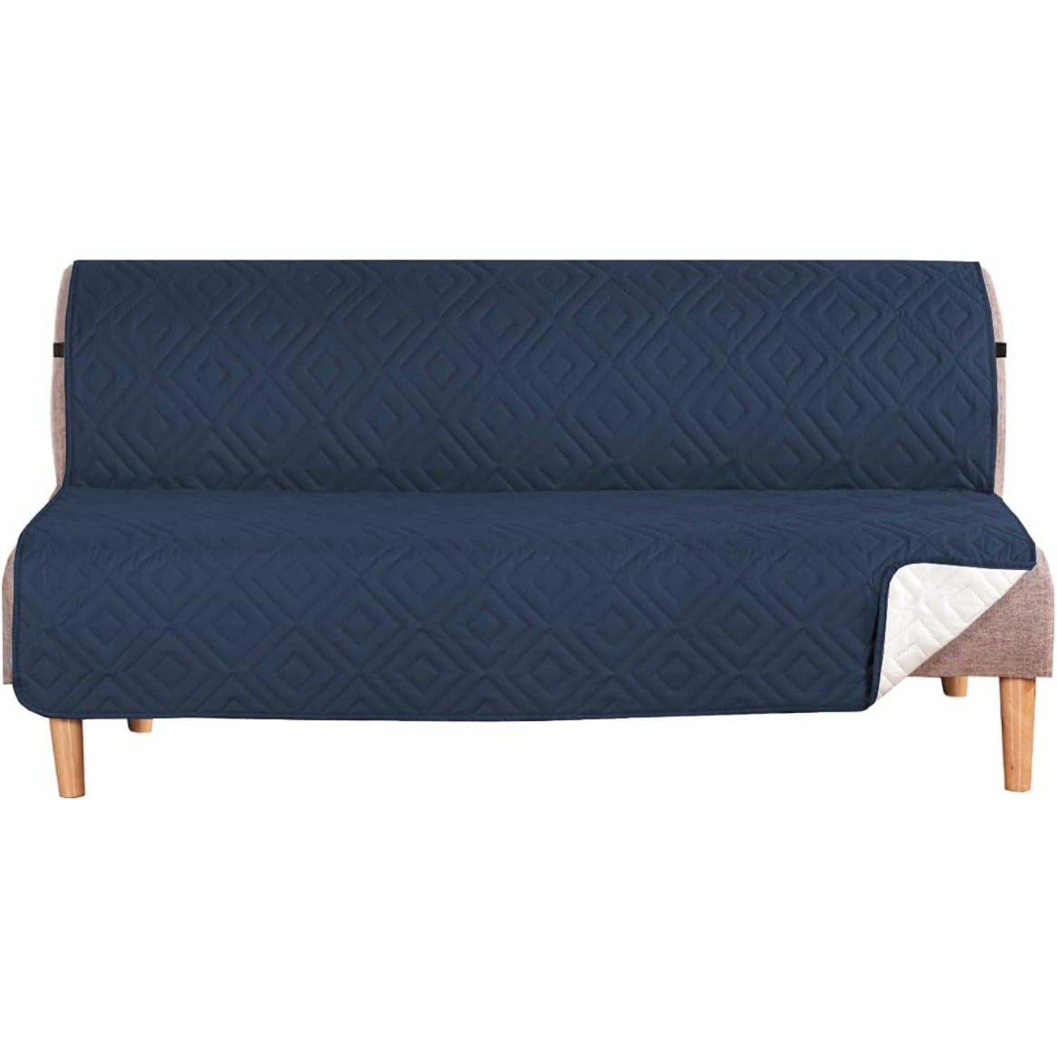 Reversible Furniture Protector Anti-Slip Water Resistant 2" Elastic Straps Couch Covers