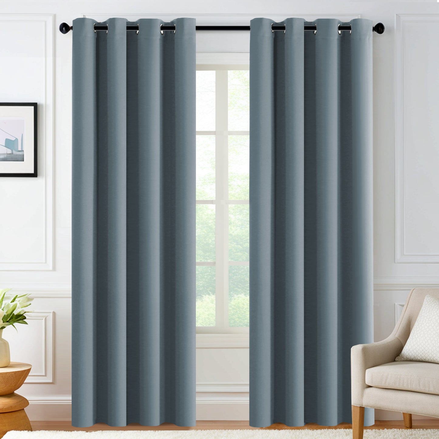 Solid Color Curtains