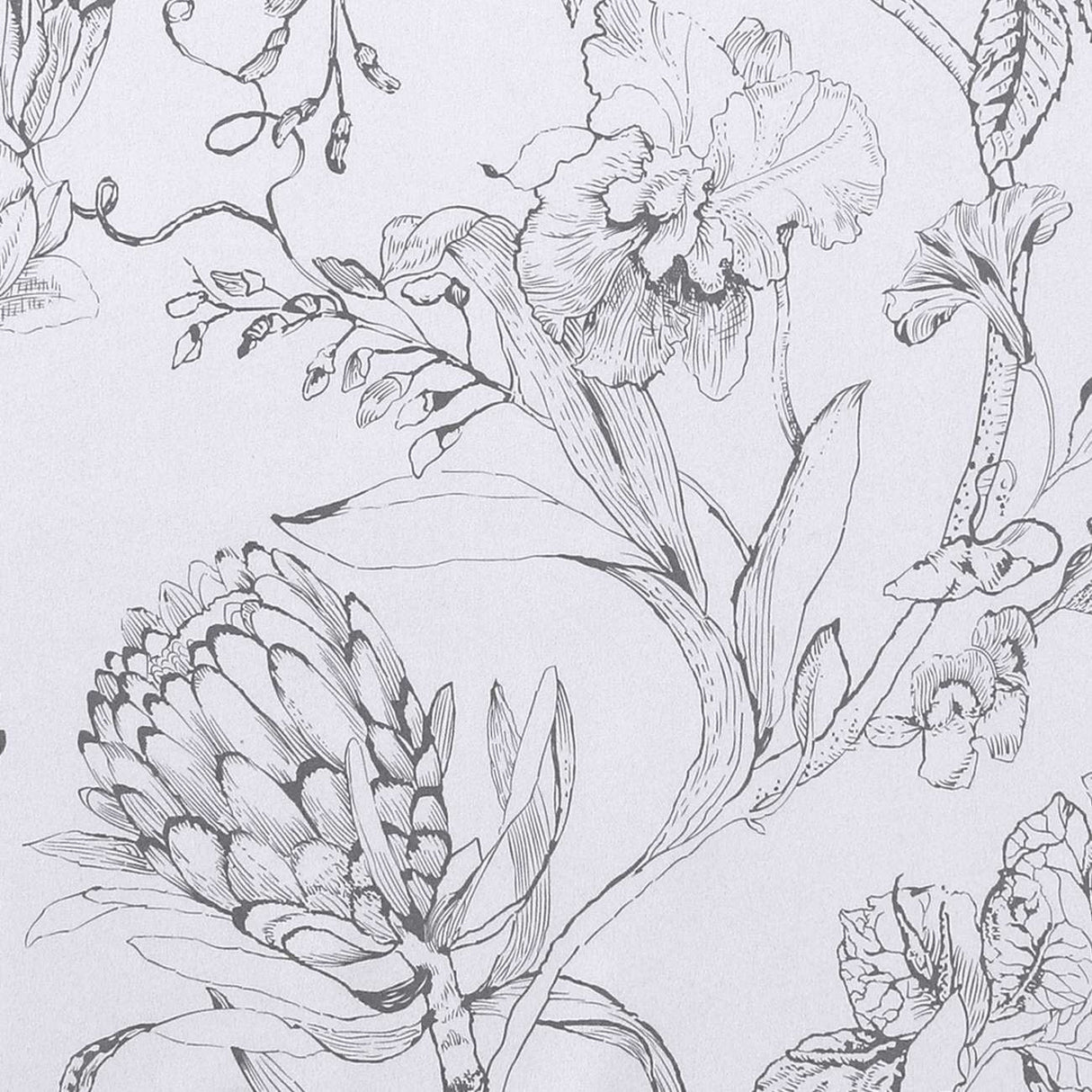 H.VERSAILTEX 100% Blackout Curtains Camellia Floral Printed Drapes Leah Floral Thermal Bedroom Curtains for Living room with Black Liner 2 Panels,52" x 108",Taupe