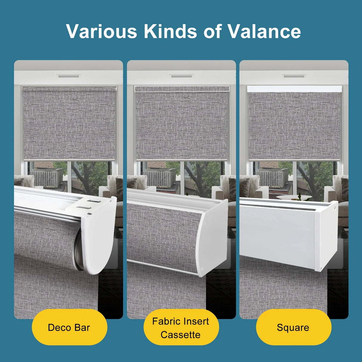 Motorized Light Filtering Roller Shades 70% Blackout Safari