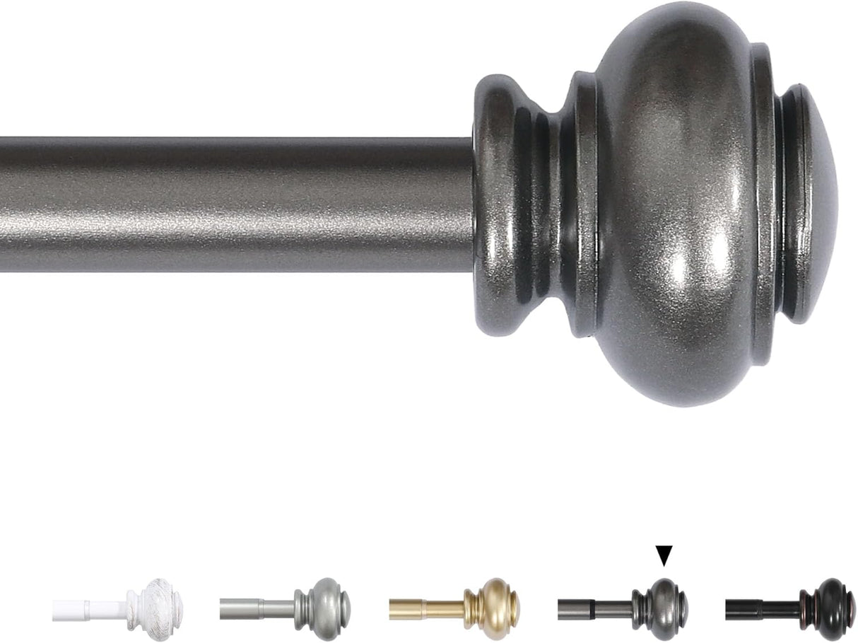 Window Curtain Rods Adjustable Decorative