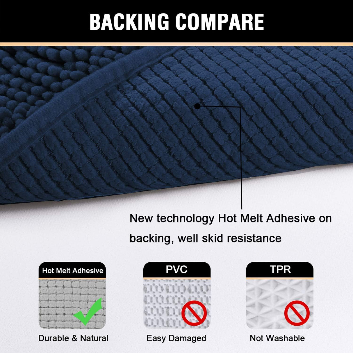 Bath Rug, Bath Mat Non Slip Bath Mats for Bathroom Floor Bathroom Rug