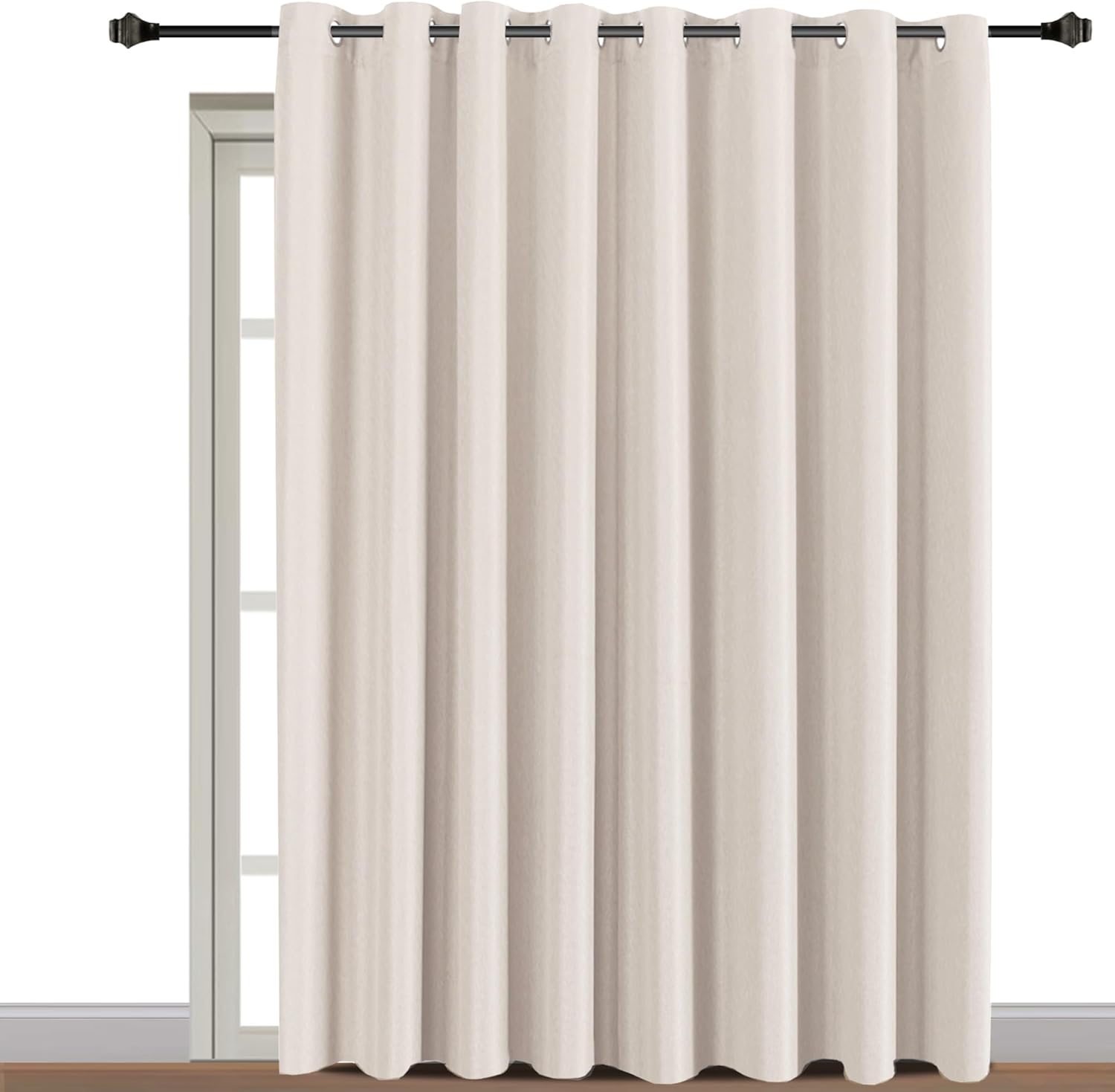 Linen Blackout Thermal Insulated Grommet Curtain