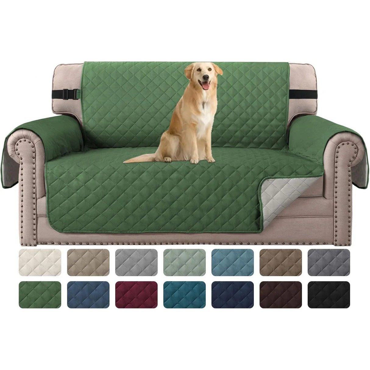 Reversible Chair Covers Water Repellent Chair Slipcover for Dogs Pets Furniture Protector