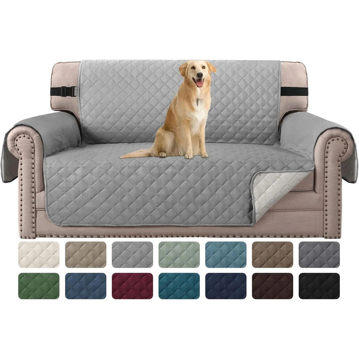 Reversible Chair Covers Water Repellent Chair Slipcover for Dogs Pets Furniture Protector
