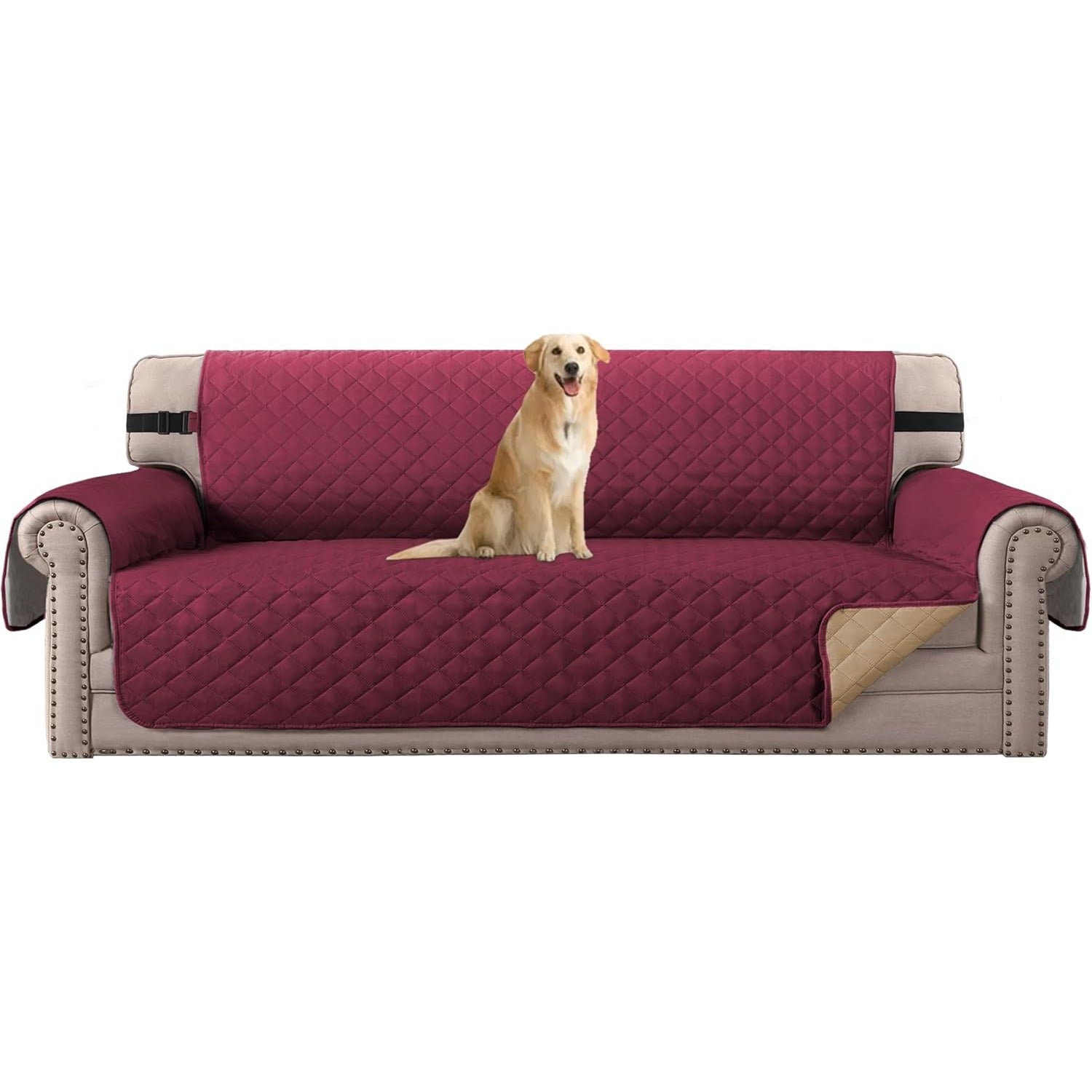 Reversible Chair Covers Water Repellent Chair Slipcover for Dogs Pets Furniture Protector