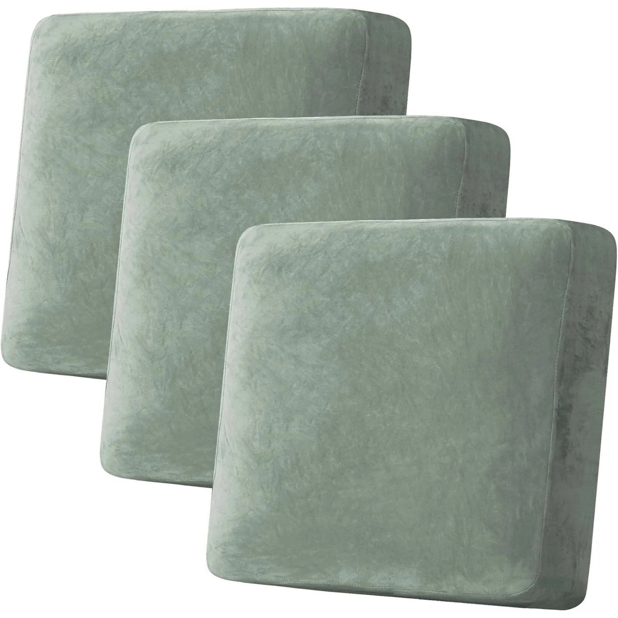 Velvet Stretch Couch Cushion Cover Plush Cushion Slipcover