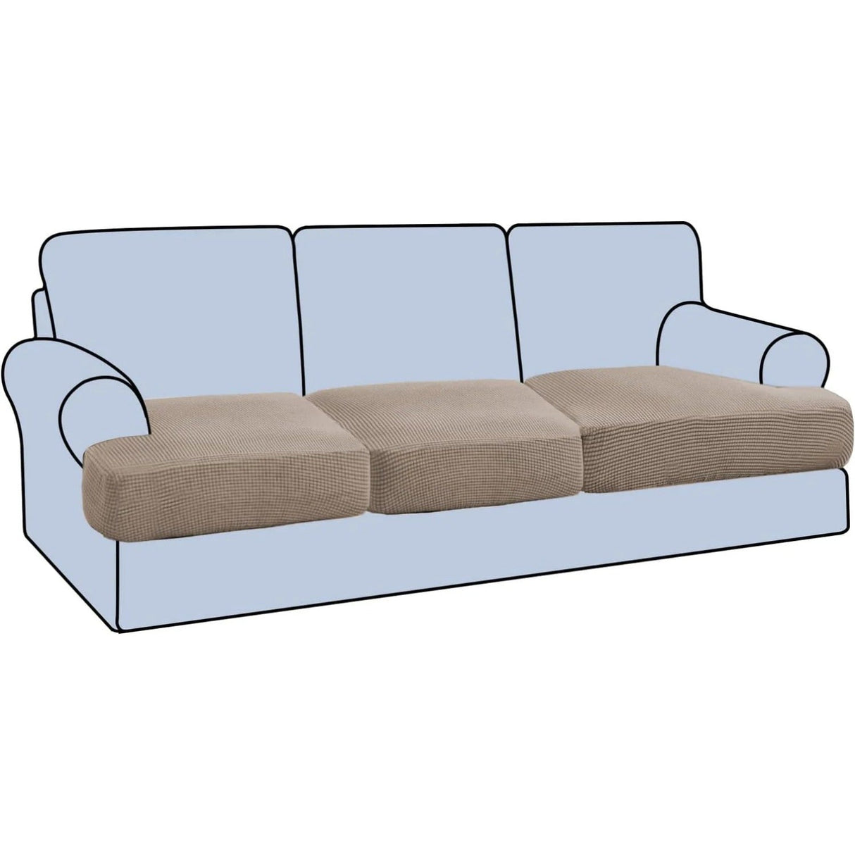 Stretch T Cushion Chair Sofa Slipcover