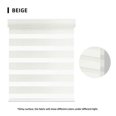 Motorized Zebra Shades 100% Blackout 95mm Chloris