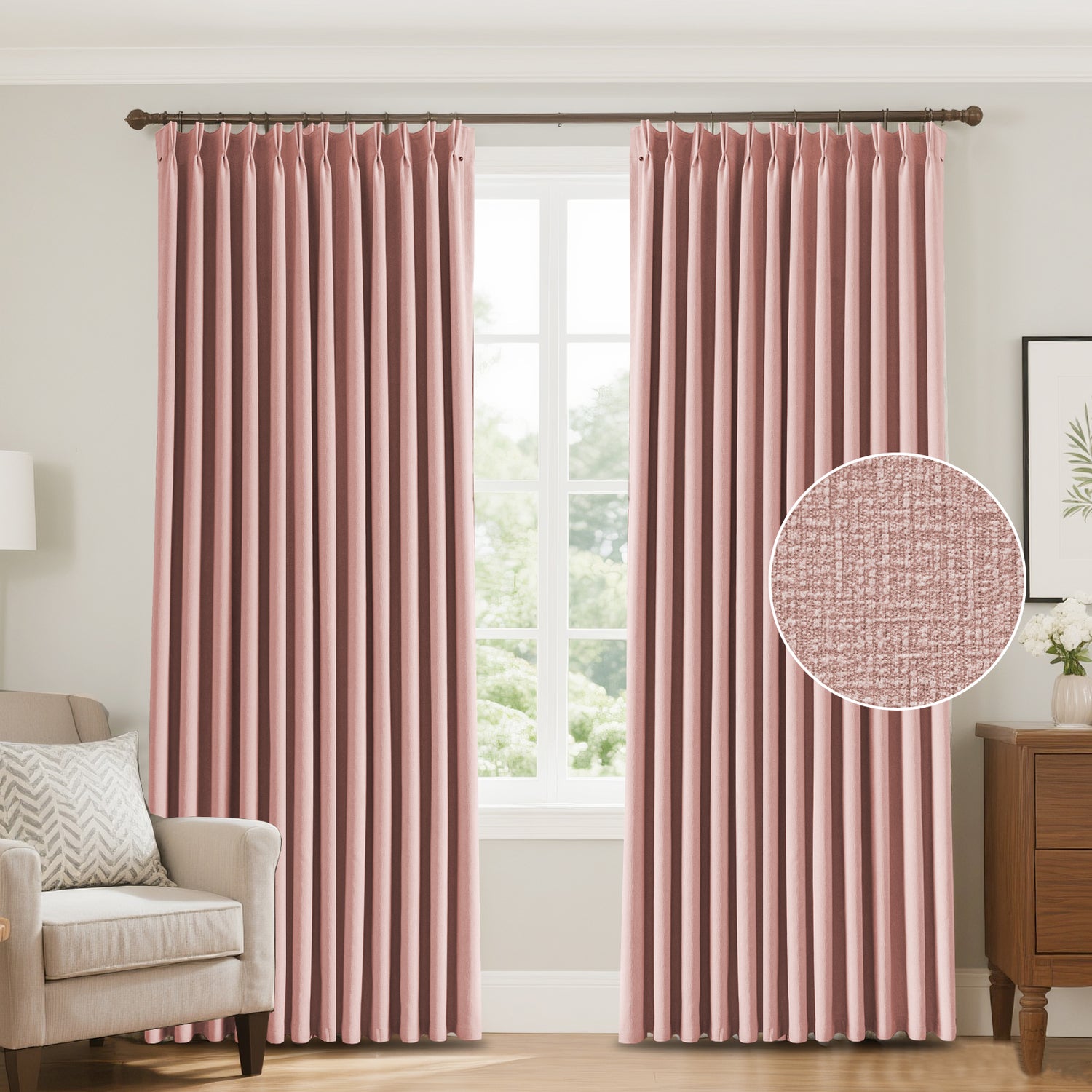 Zariel Modern European Urban Lattice Pattern Velvet Curtains