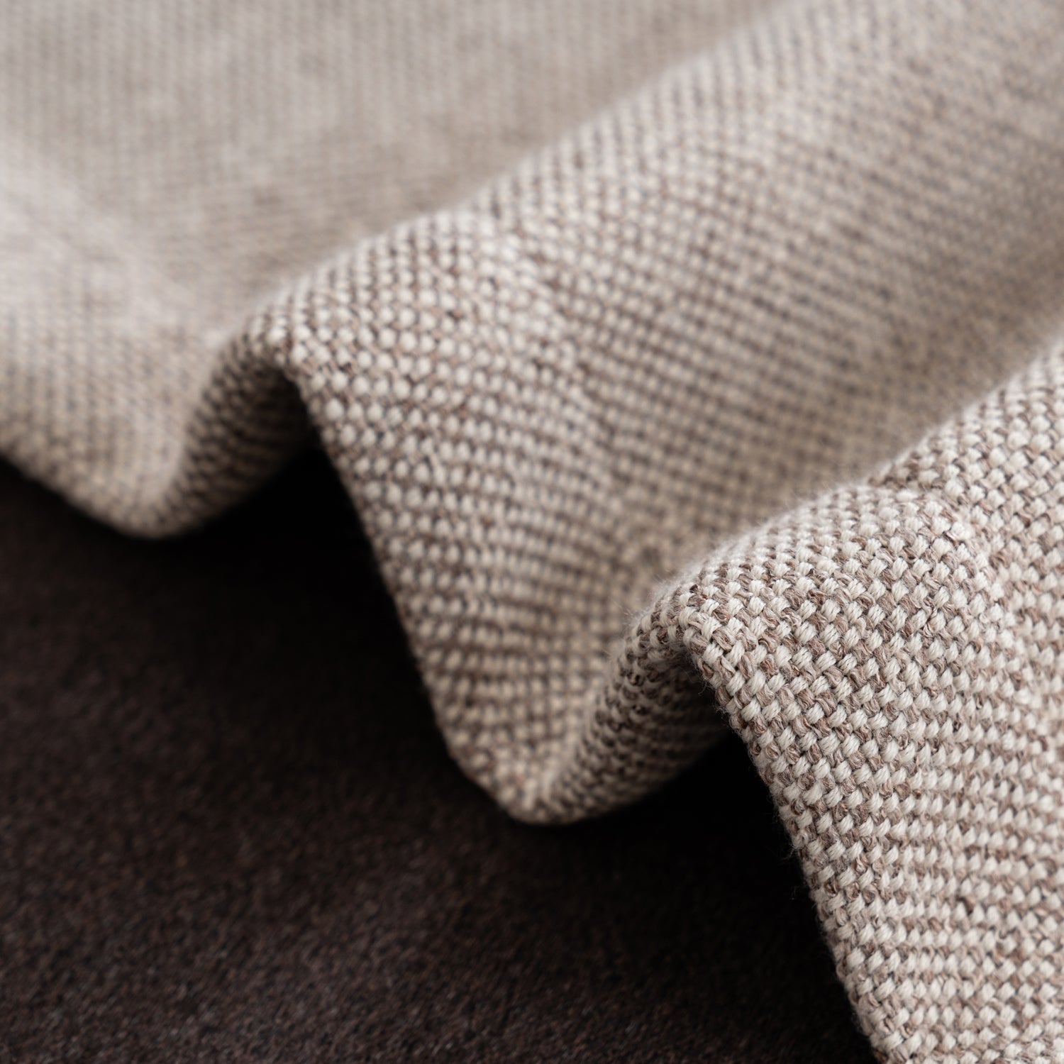 Avenna Woven Linen-like Texture Curtain Pleated