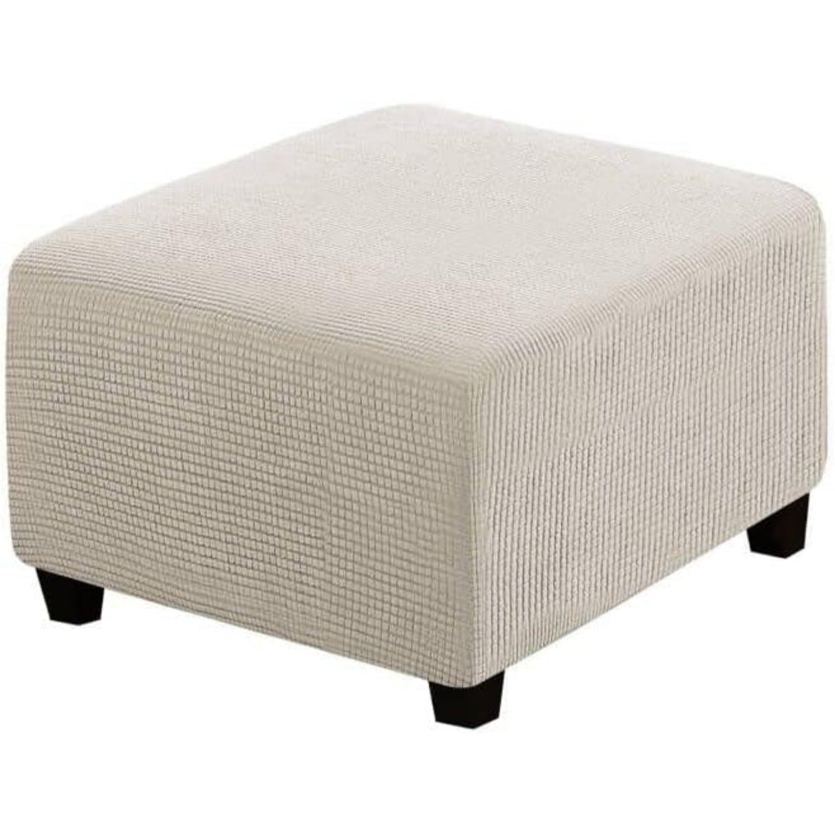 Ottoman Cover Slipcover Rectangle Fit Length Footrest Sofa Slipcovers Stool Cover