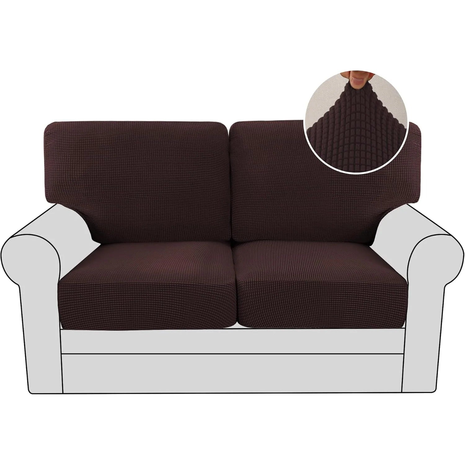 Multi-Pieces Chair Covers Stretch Couch Covers
