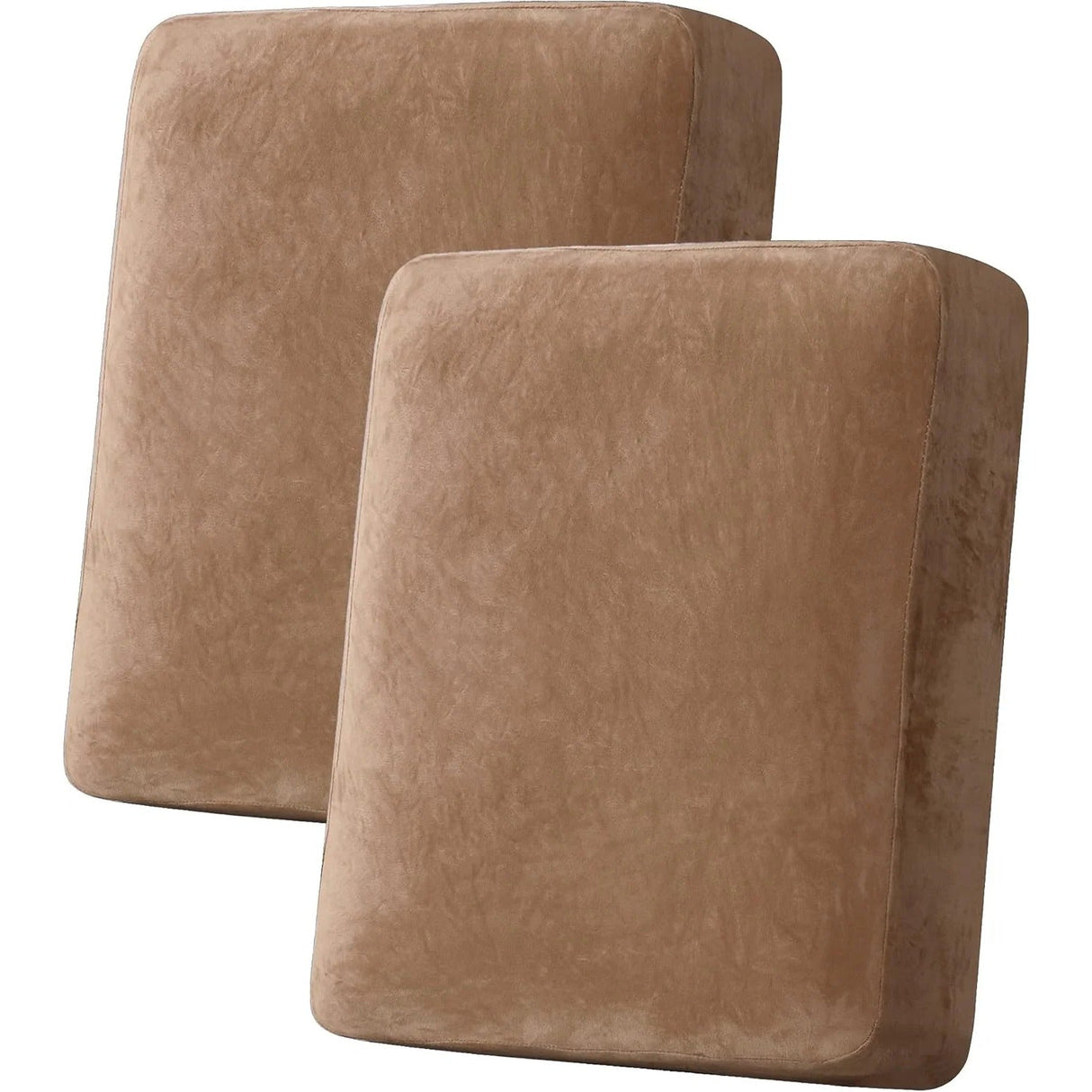 Velvet Stretch Couch Cushion Cover Plush Cushion Slipcover