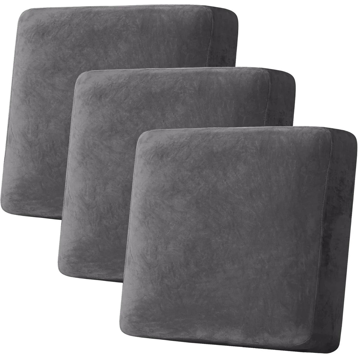 Velvet Stretch Couch Cushion Cover Plush Cushion Slipcover