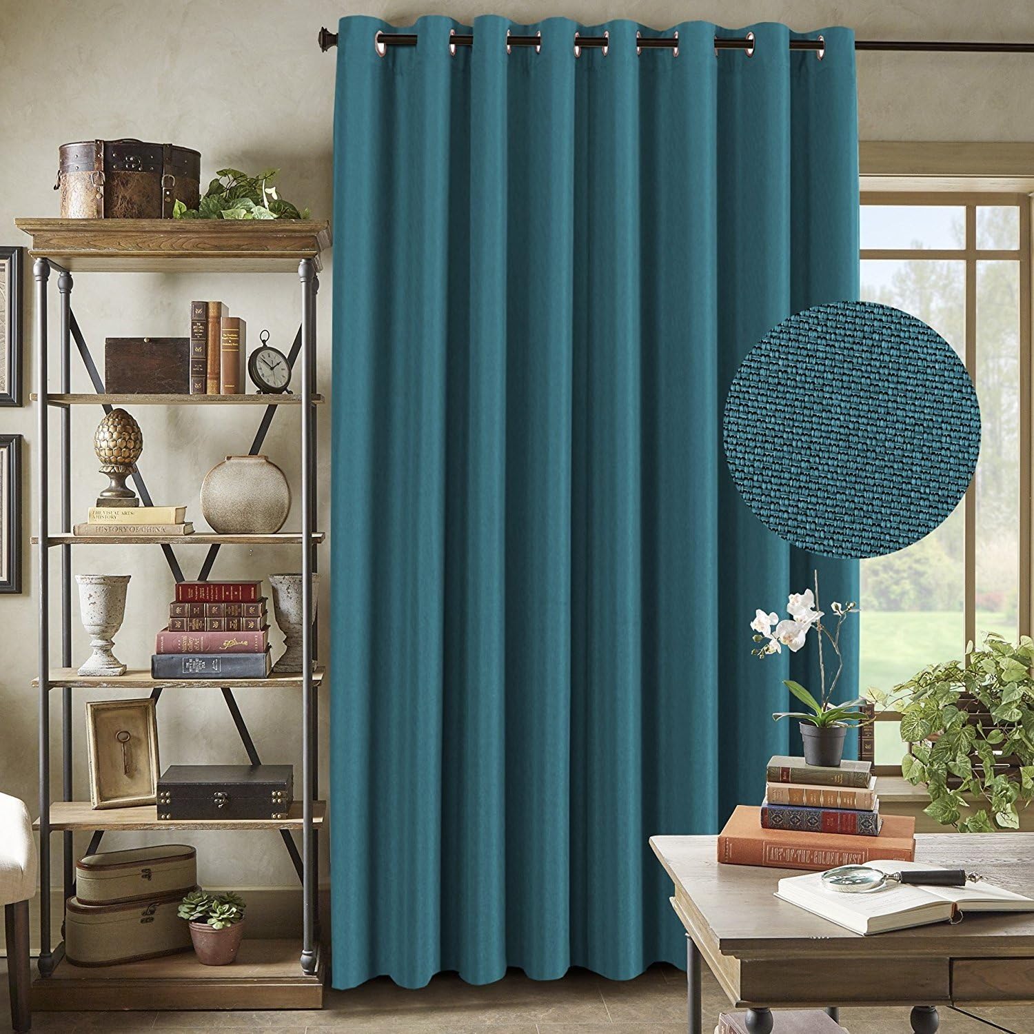 Linen Blackout Thermal Insulated Grommet Curtain