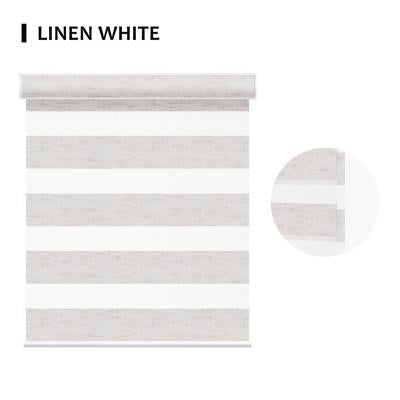 Motorized Zebra Shades 85% Blackout 95mm Ingrid