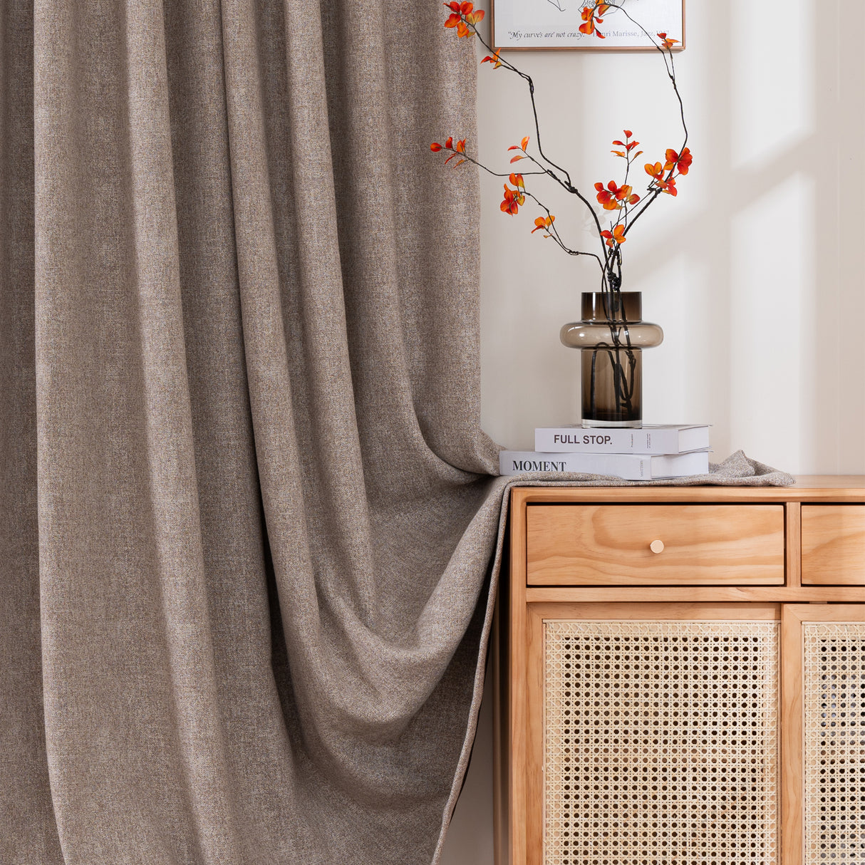 Sarella Premium Velvet Curtain Pleated