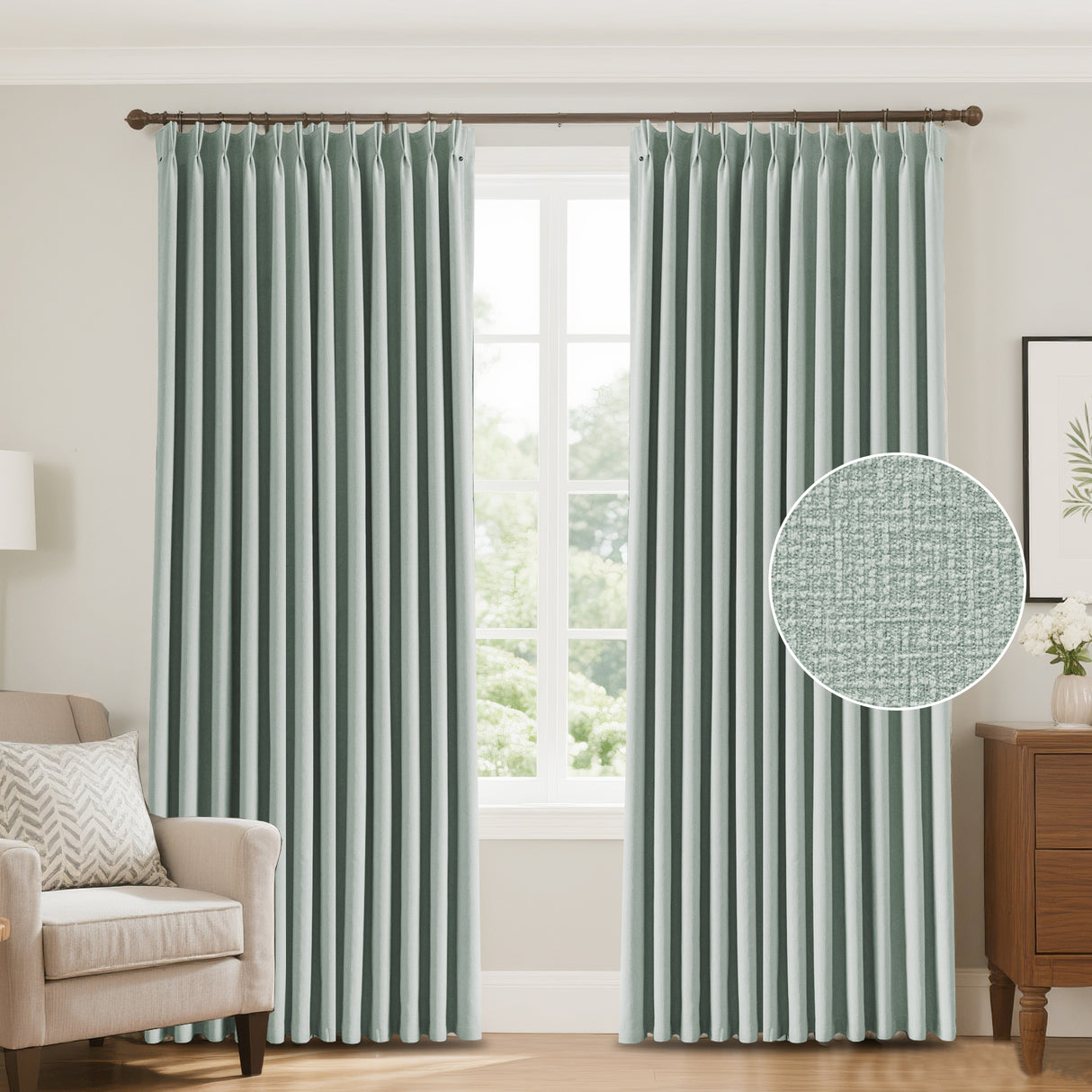 Zariel Modern European Urban Lattice Pattern Velvet Curtains