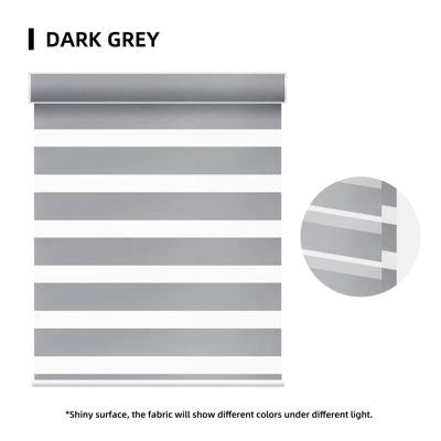 Motorized Zebra Shades 100% Blackout 95mm Chloris