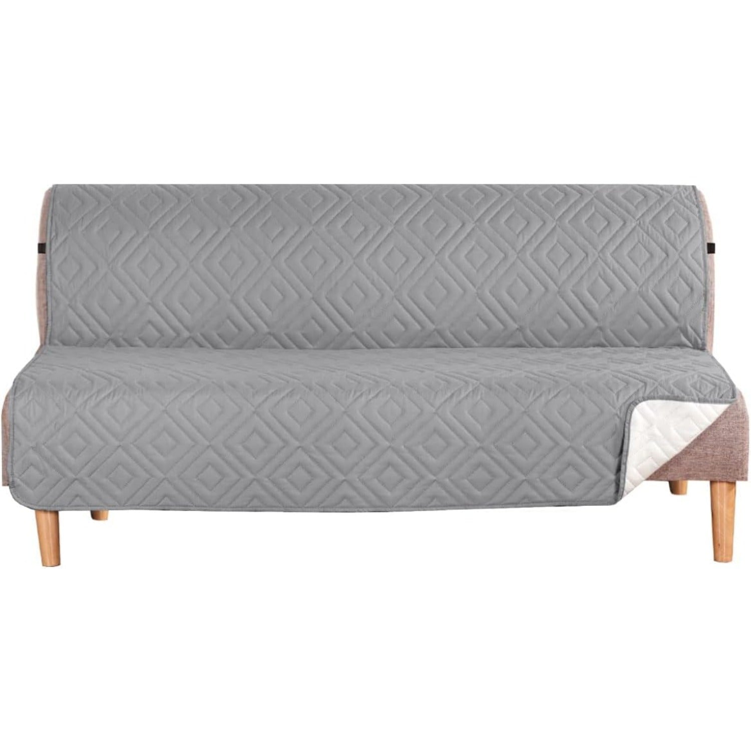 Reversible Furniture Protector Anti-Slip Water Resistant 2" Elastic Straps Couch Covers