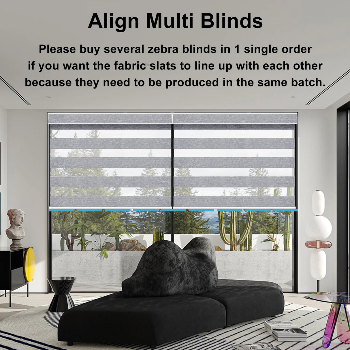 Motorized Zebra Shades Translucent 95mm