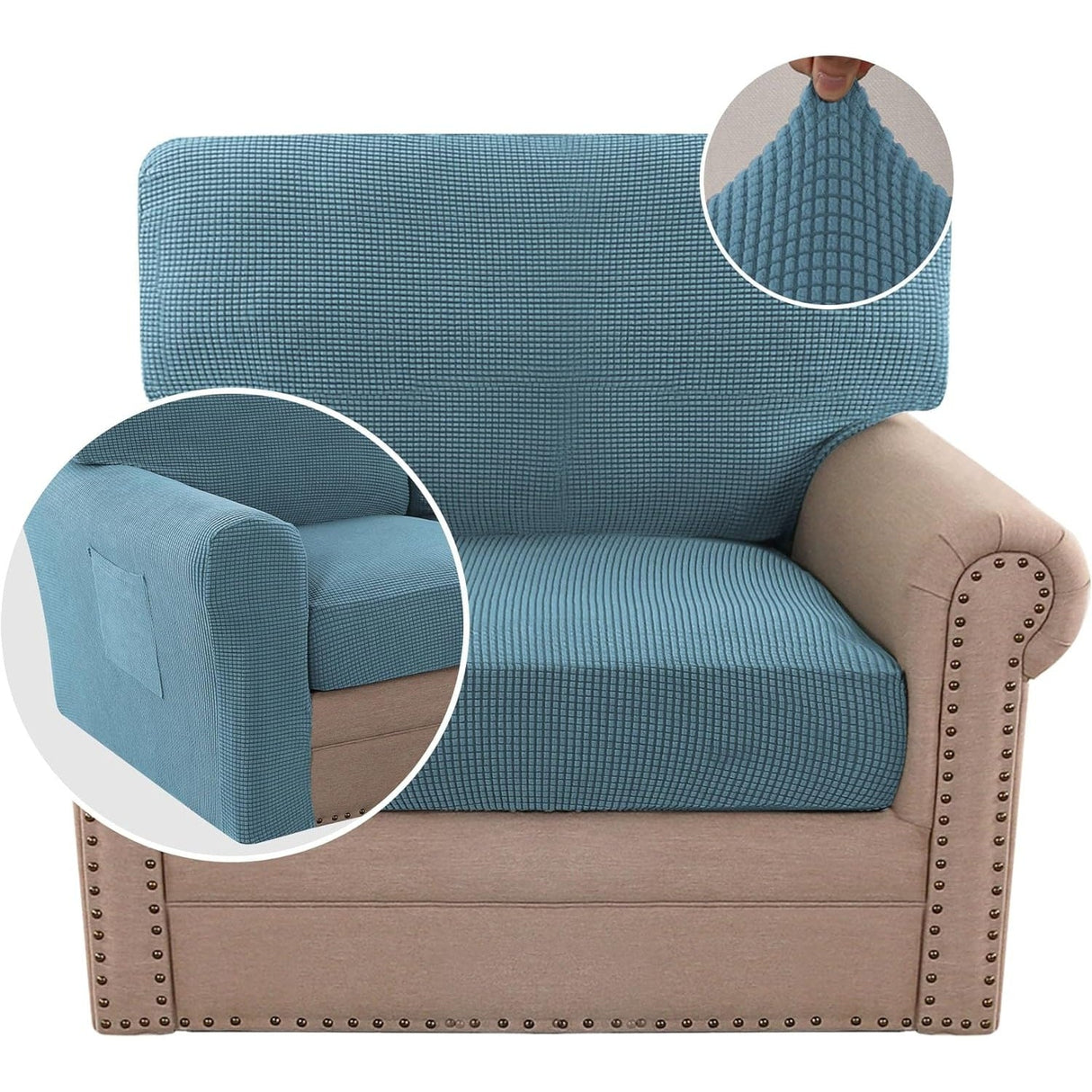 Multi-Pieces Chair Covers Stretch Couch Covers