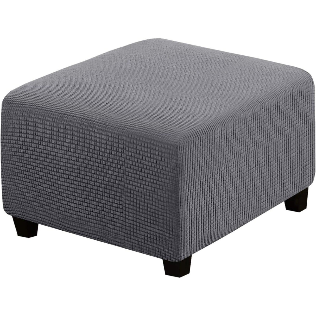 Ottoman Cover Slipcover Rectangle Fit Length Footrest Sofa Slipcovers Stool Cover