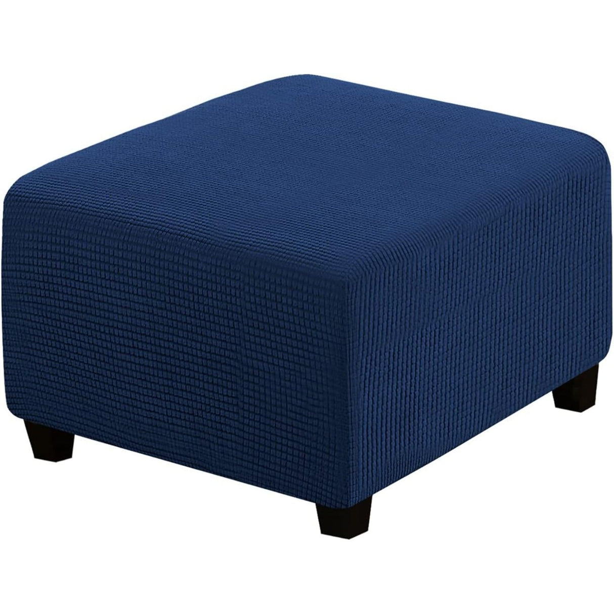 Ottoman Cover Slipcover Rectangle Fit Length Footrest Sofa Slipcovers Stool Cover