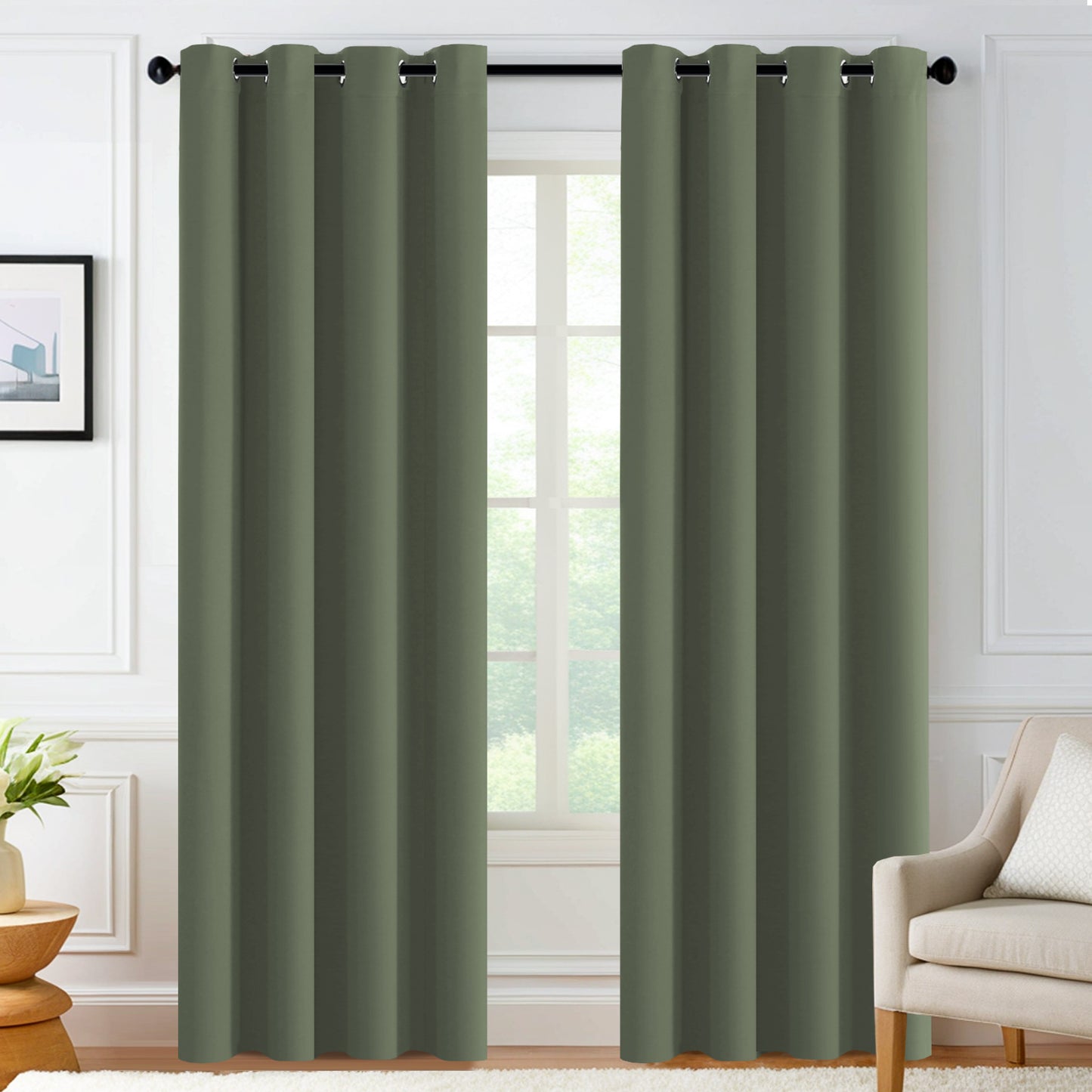 Solid Color Curtains