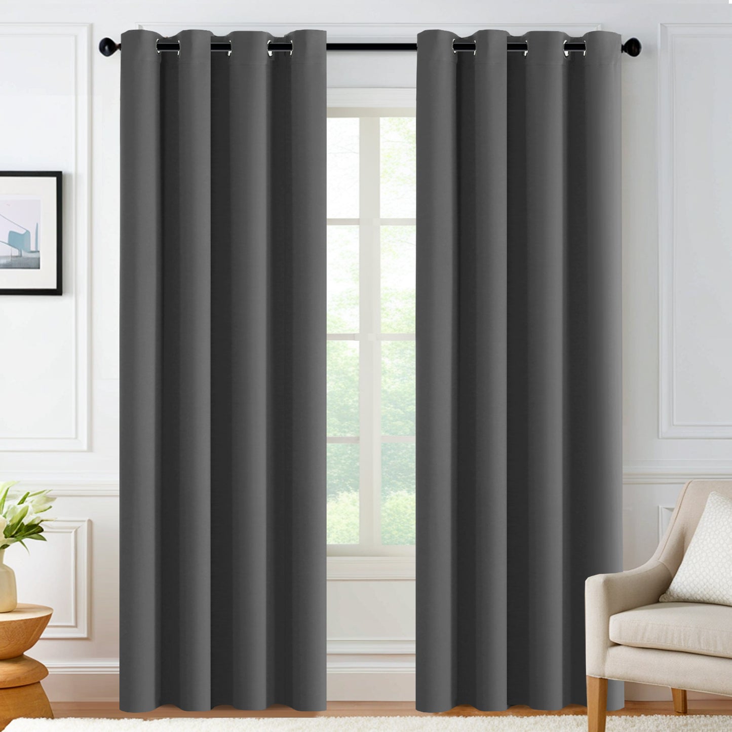 Solid Color Curtains