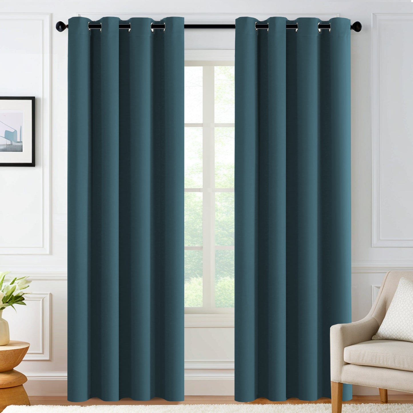 Solid Color Curtains