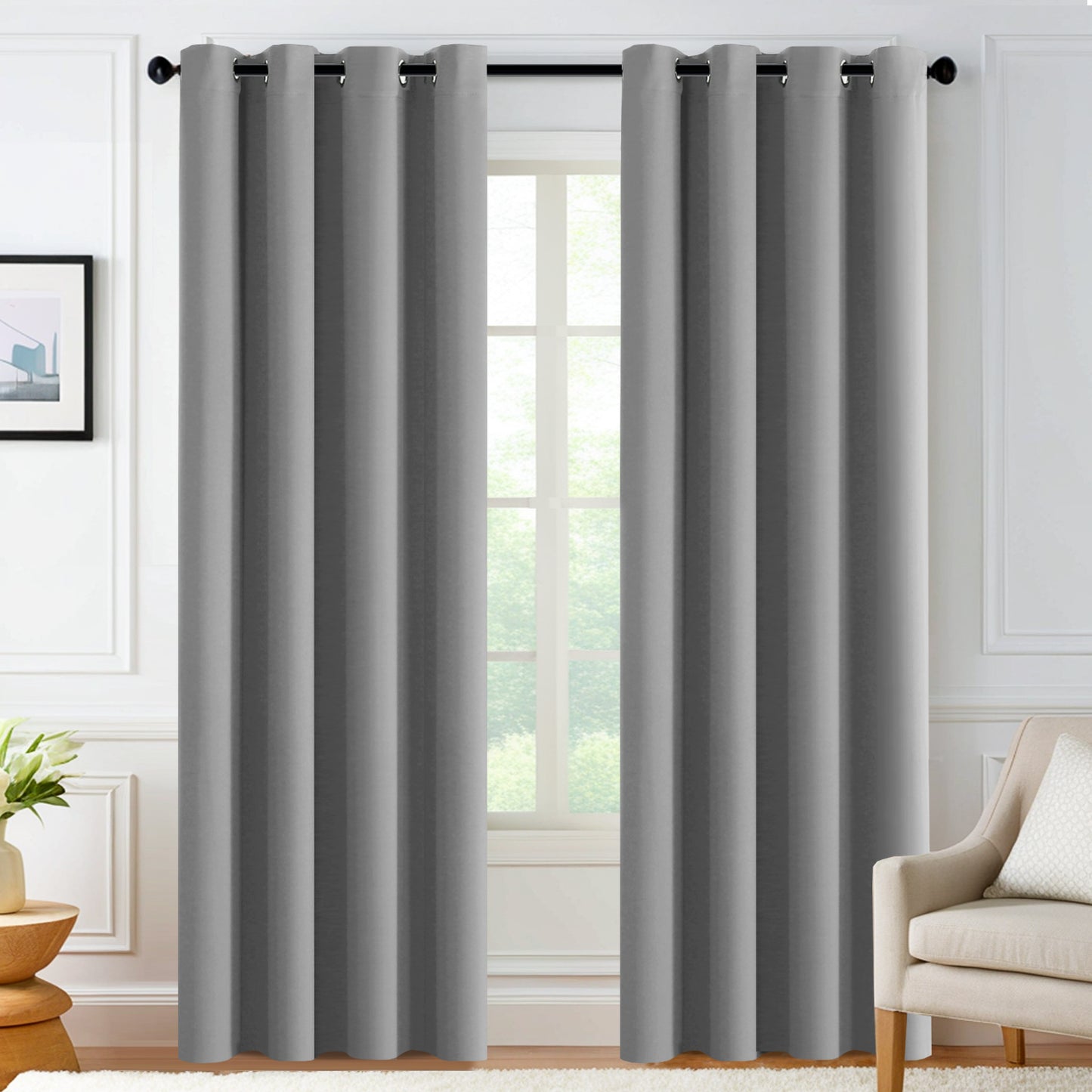 Solid Color Curtains