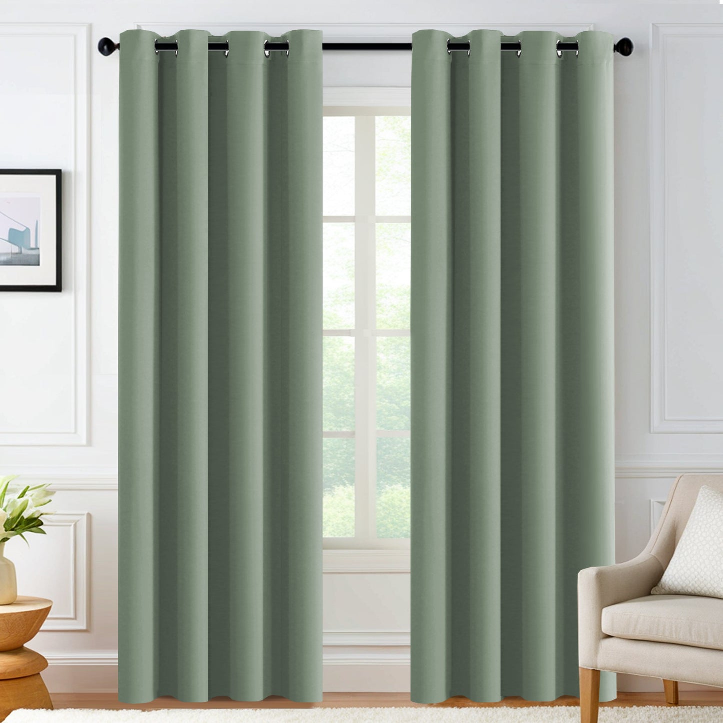 Solid Color Curtains