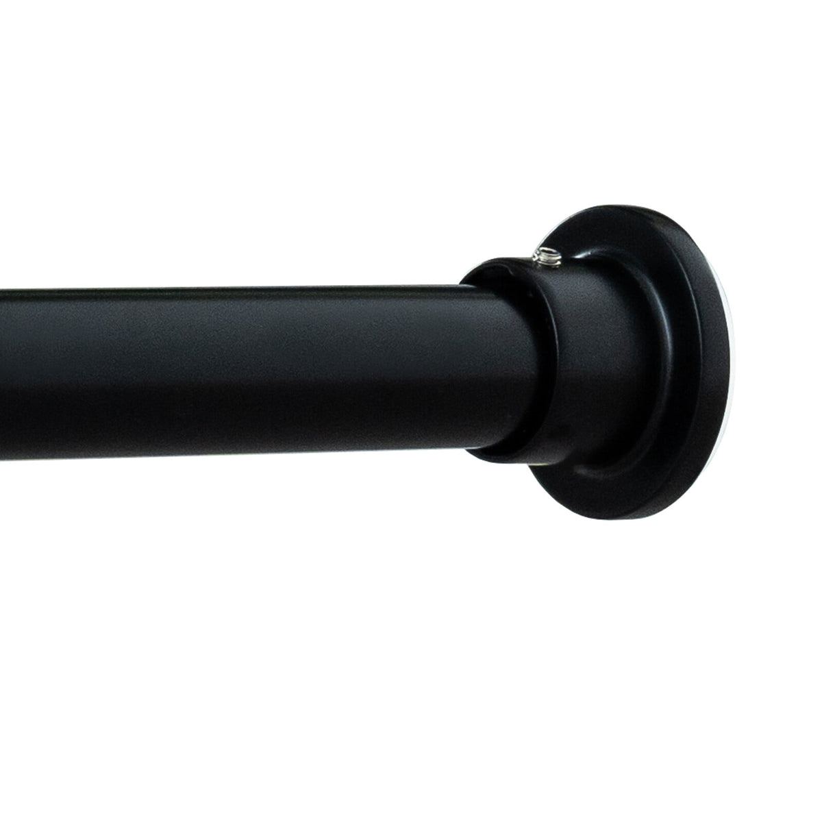 H.VERSAILTEX Single Shower Curtain Rod Non Slip Adjustable 26-78 inch with Spring Tension for Bathroom,White