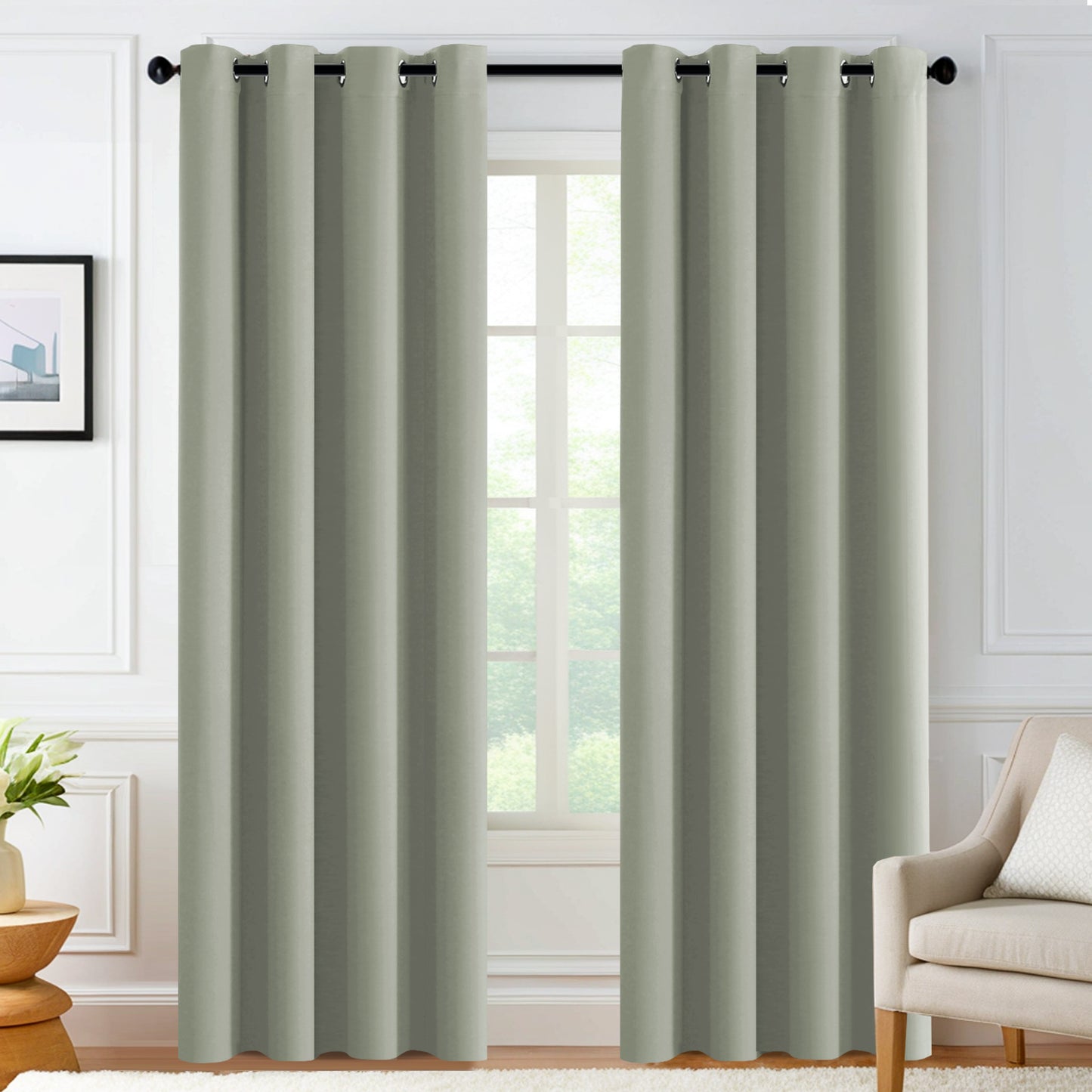 Solid Color Curtains