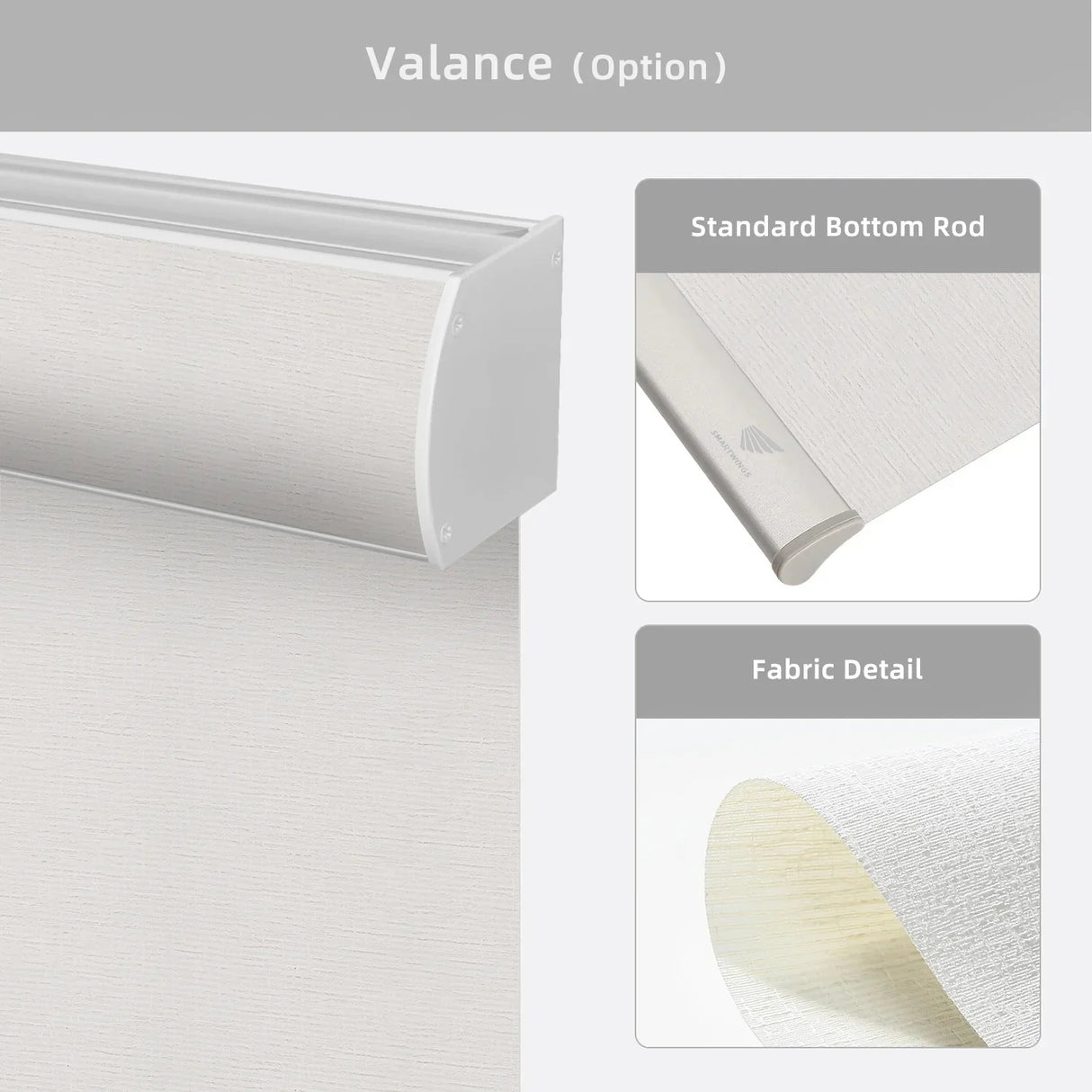 Motorized Light Filtering Roller Shades 70% Blackout Safari