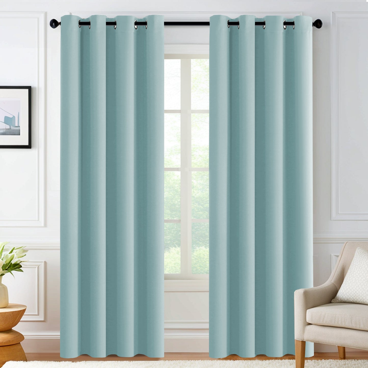 Solid Color Curtains