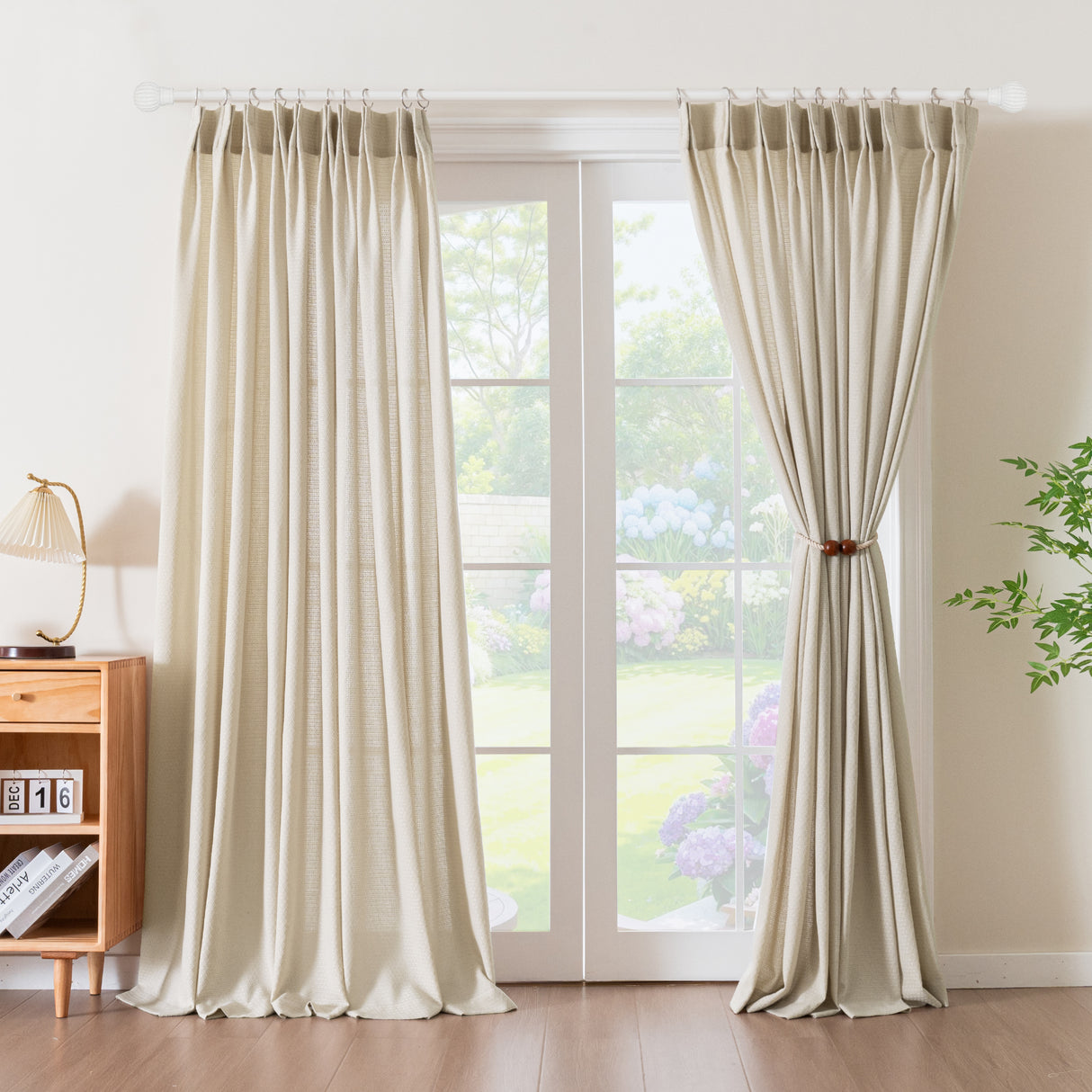 Nira European style jacquard Sheer Curtain