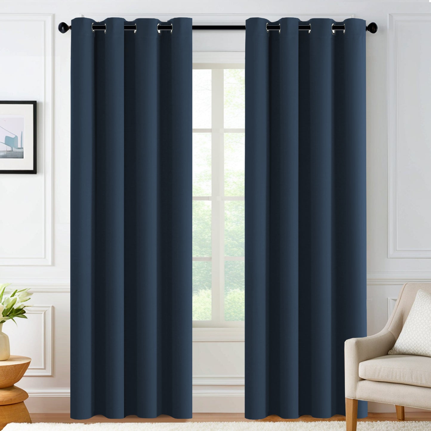 Solid Color Curtains