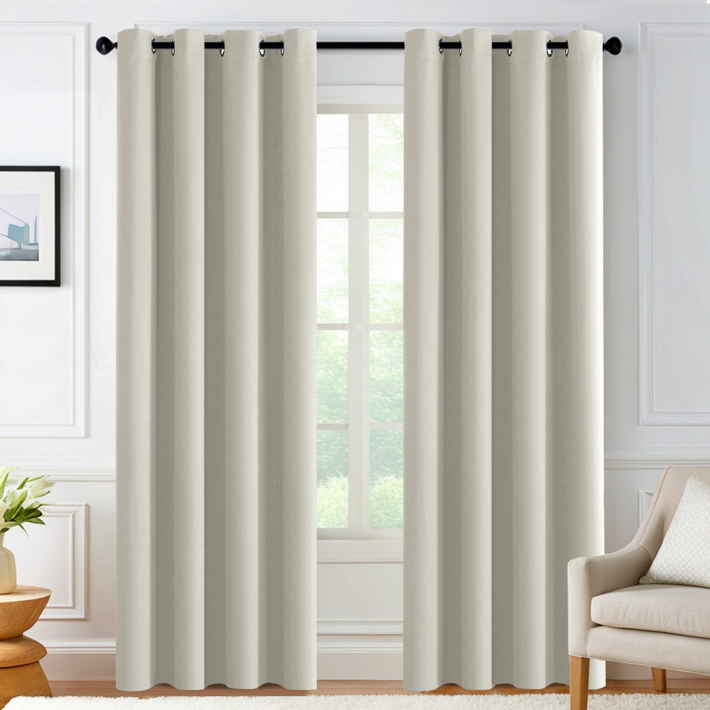 Solid Color Curtains