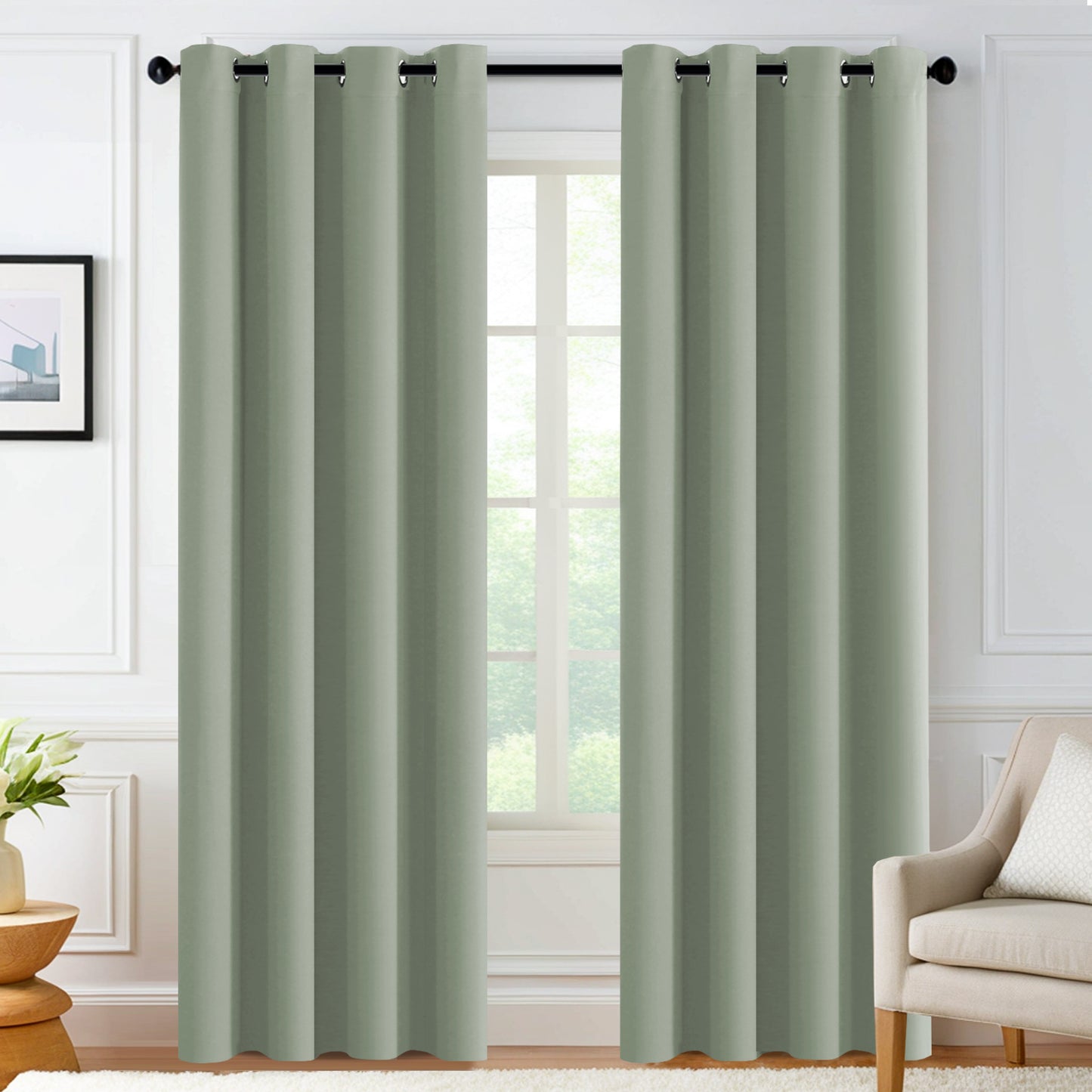 Solid Color Curtains