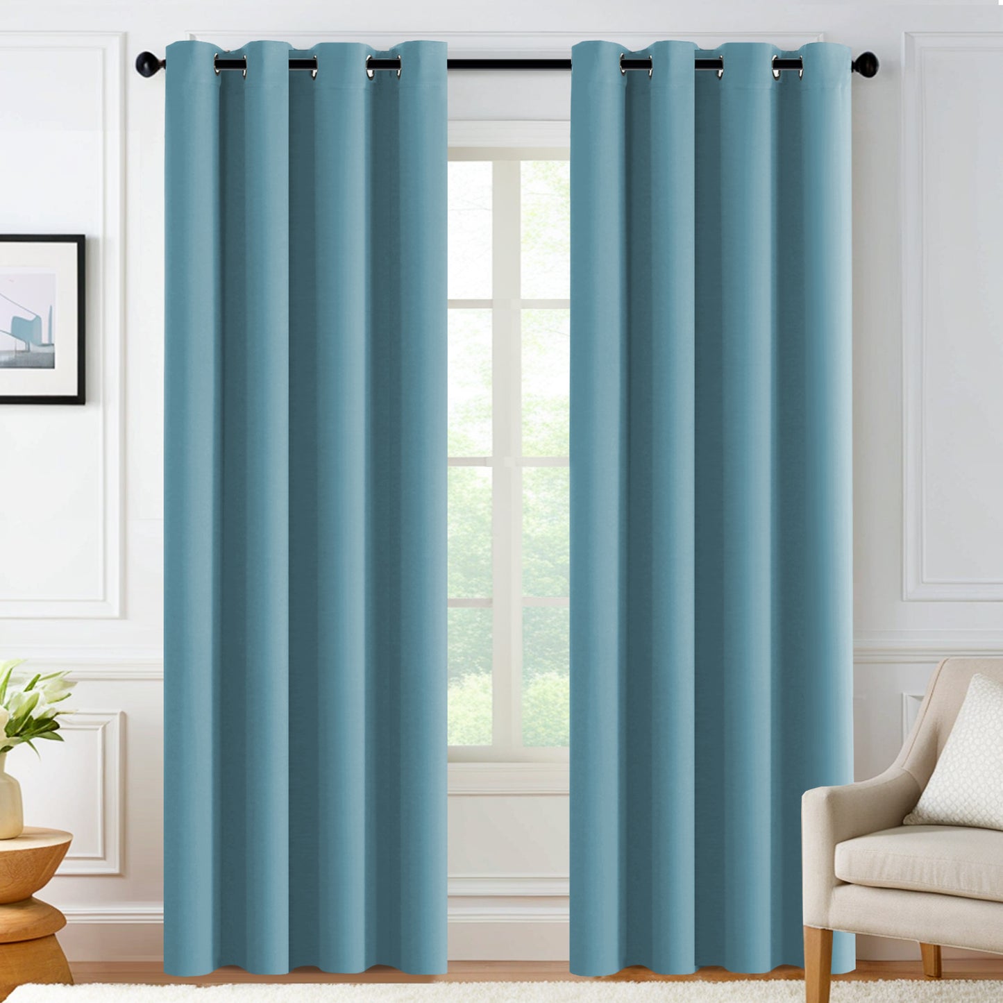 Solid Color Curtains