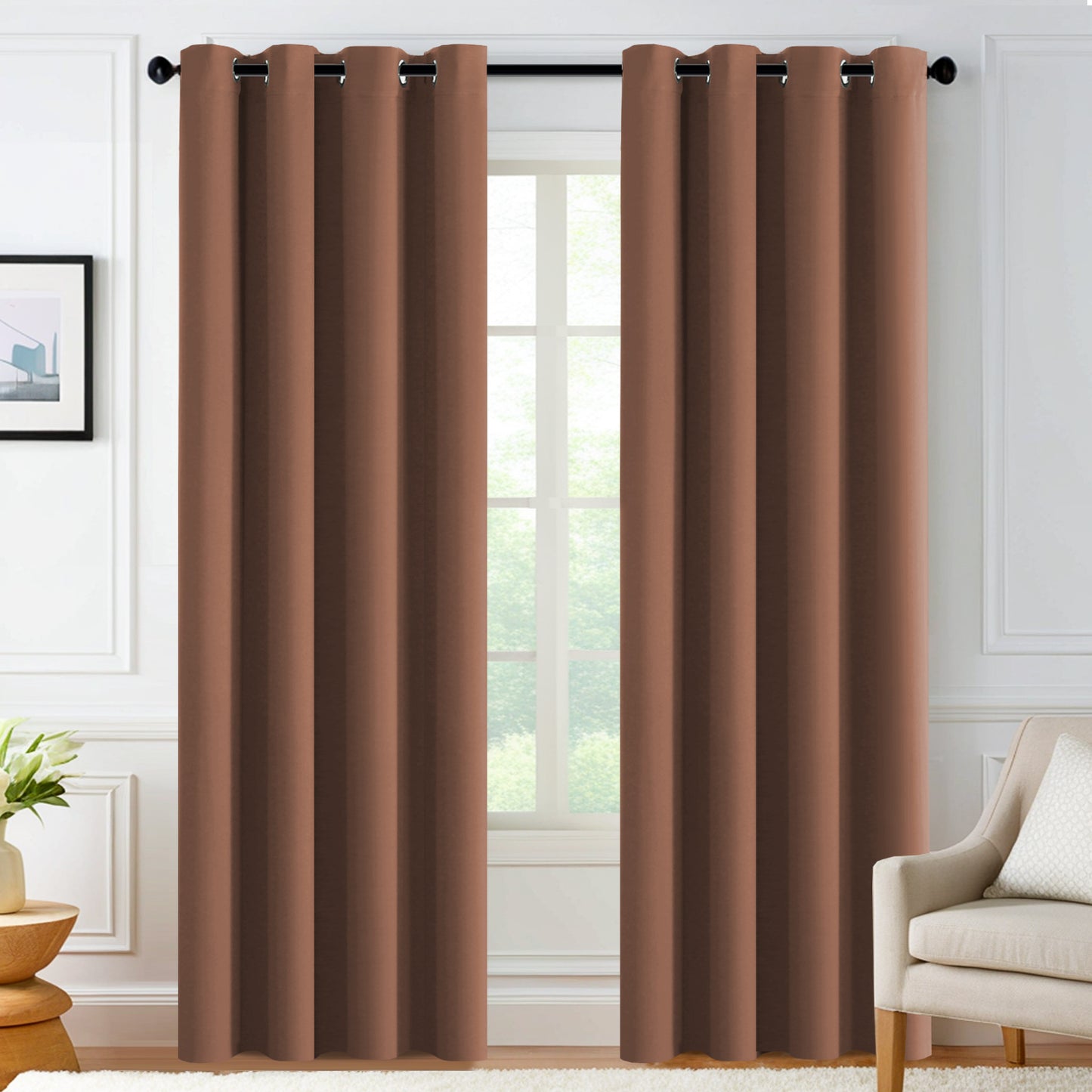 Solid Color Curtains