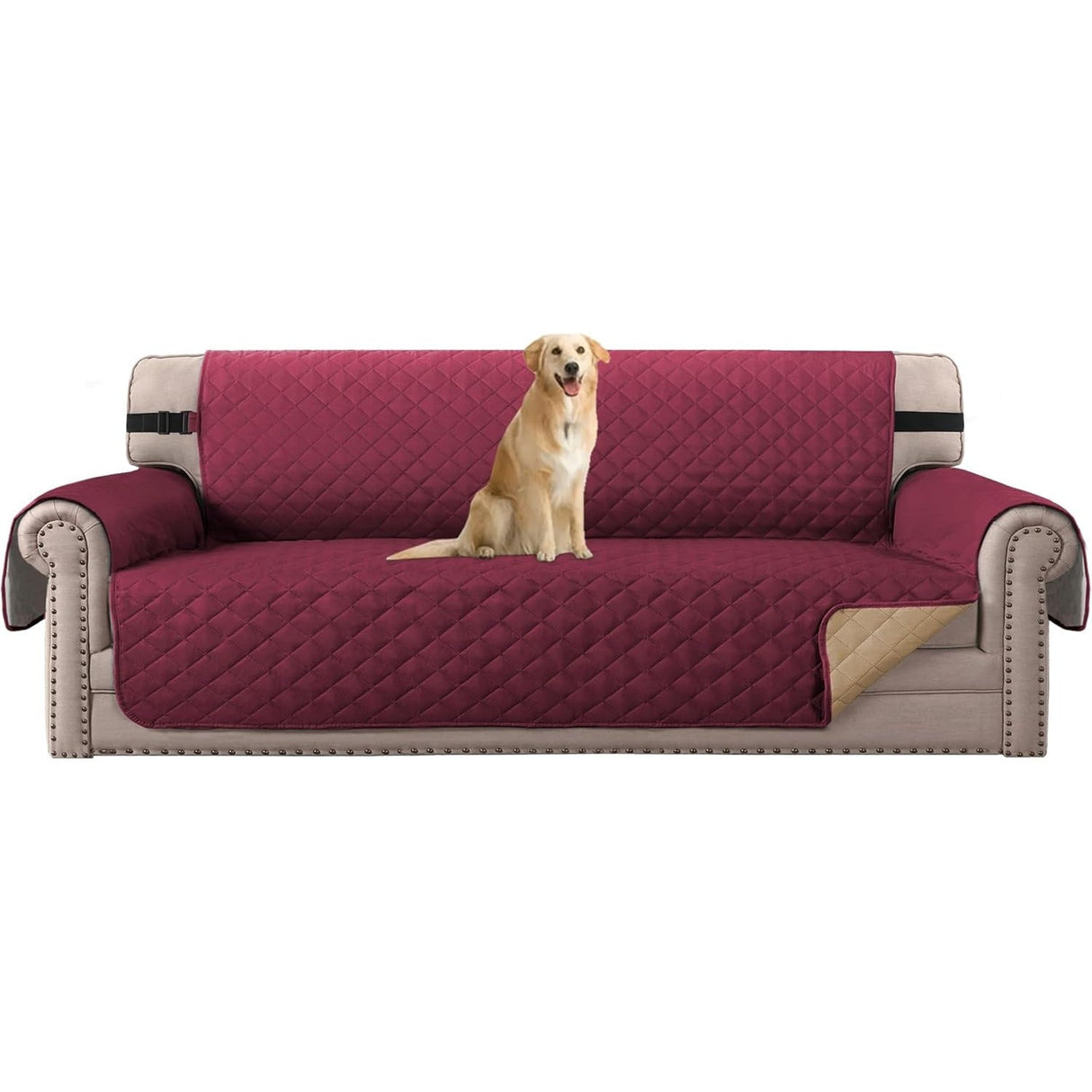 Reversible Chair Covers Water Repellent Chair Slipcover for Dogs Pets Furniture Protector