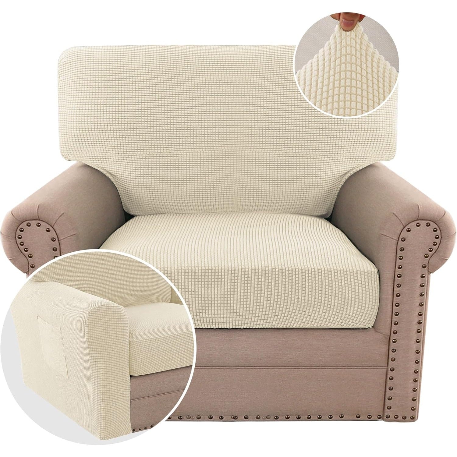 Multi-Pieces Chair Covers Stretch Couch Covers