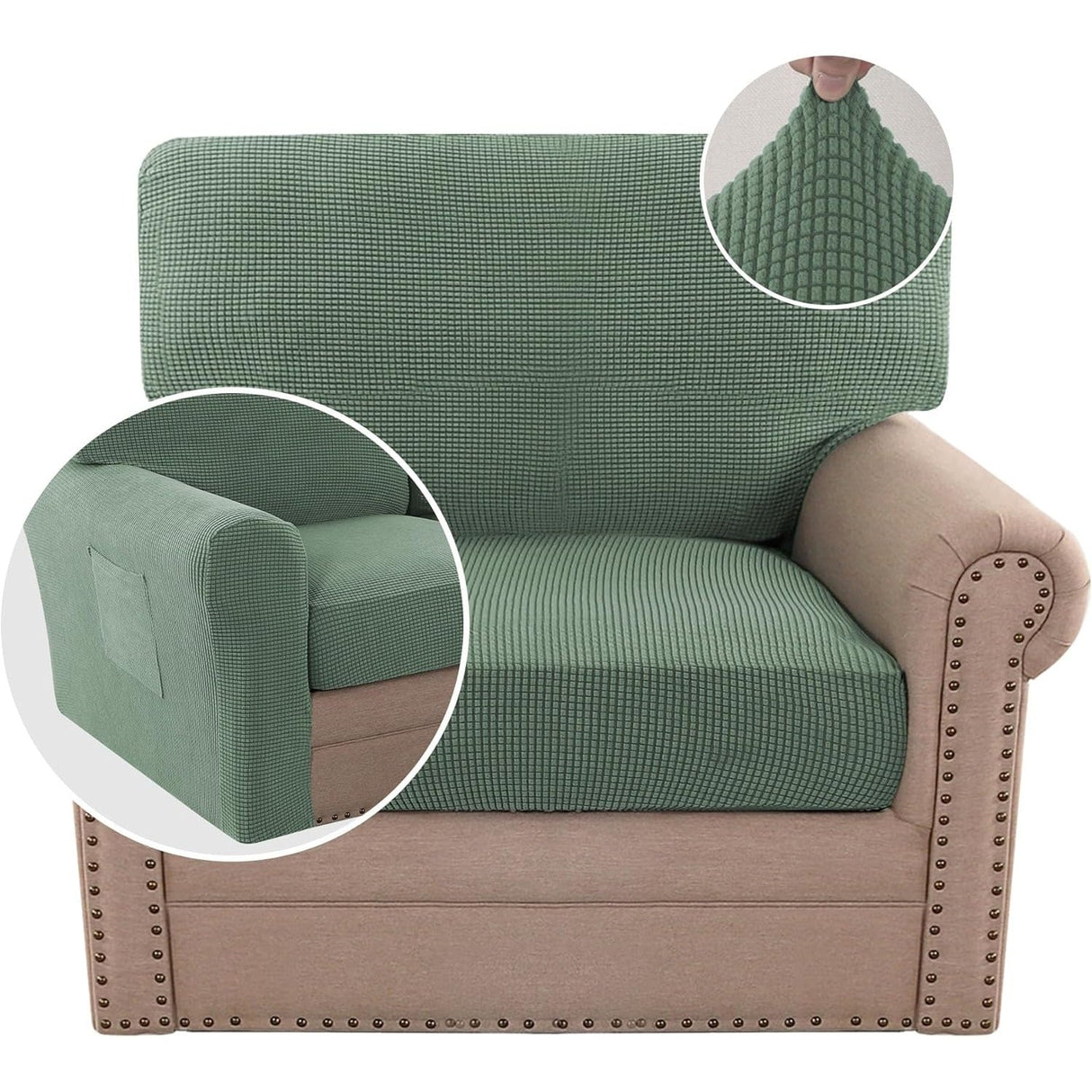 Multi-Pieces Chair Covers Stretch Couch Covers