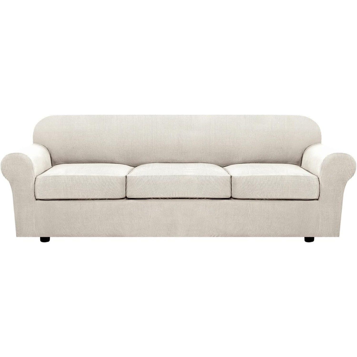 4 Piece Stretch Couch Covers for Cushion Couch Sofa Furniture Slipcovers